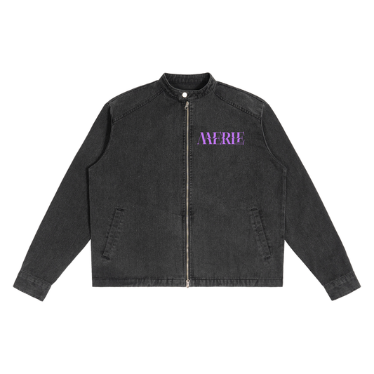 UNAPOLOGETIC DENIM ZIP JACKET