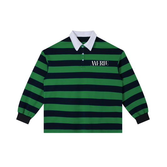 COLOR BLOCK STRIPED POLO