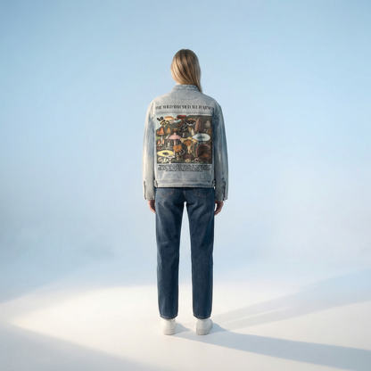 WILD THINGS VINTAGE WASH DENIM JACKET