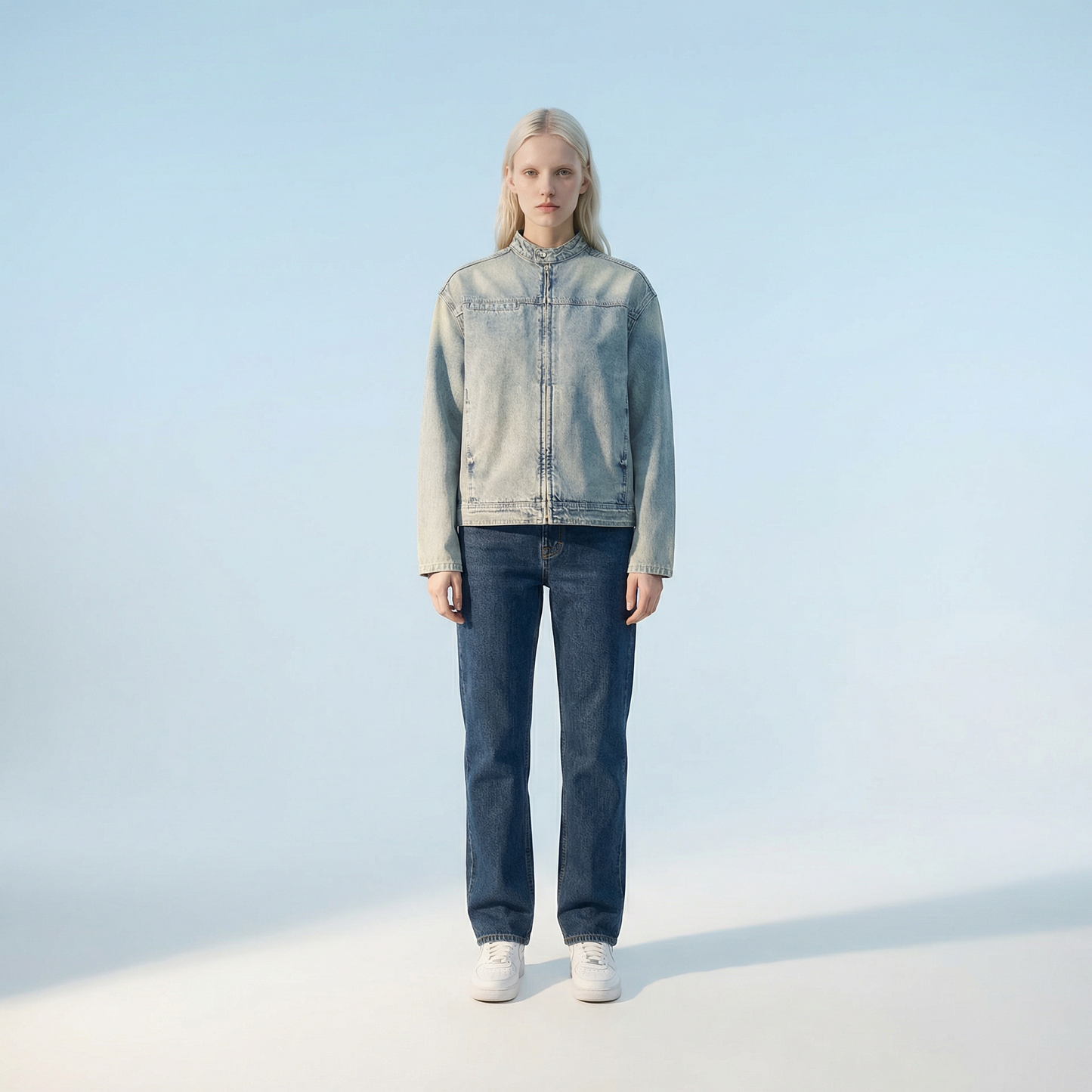 WILD THINGS VINTAGE WASH DENIM JACKET