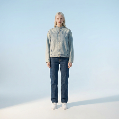 WILD THINGS VINTAGE WASH DENIM JACKET