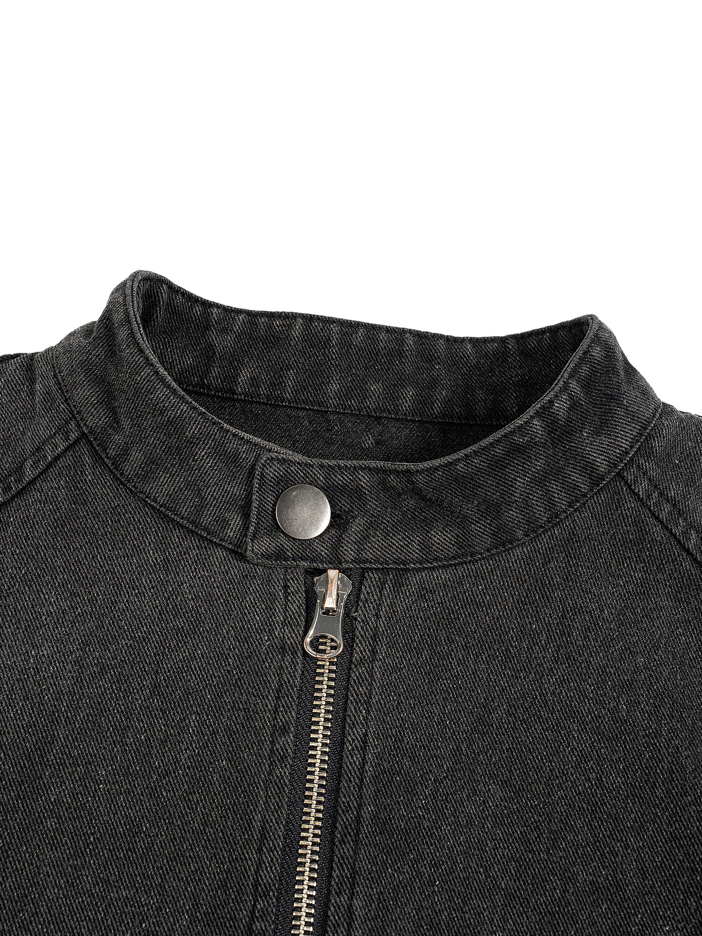 UNAPOLOGETIC DENIM ZIP JACKET