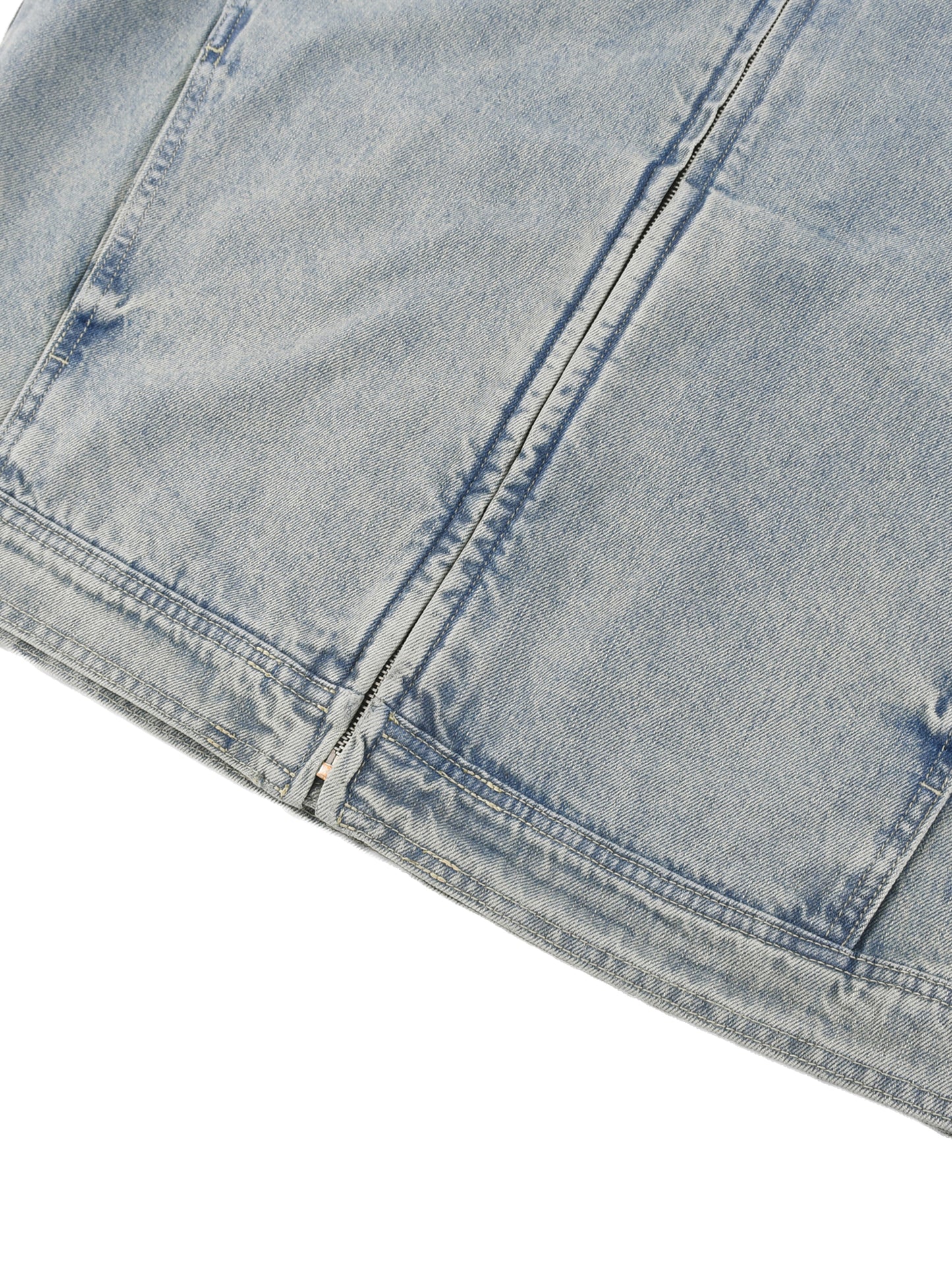 WILD THINGS VINTAGE WASH DENIM JACKET
